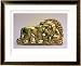 Belt Buckle, from the Siberian Collection of Peter I Framed Art Poster Print by Scythian, 32x24