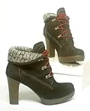 Tamaris TREND Leder Stiefelette Boots schwarz Gr. 36