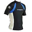 XTS Pulse Short Sleeve Rash Vest - Typhoon, Large