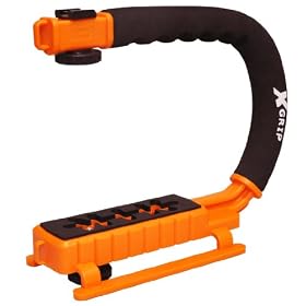 Opteka X-GRIP Professional Camera Camcorder Action Stabilizing Handle with Accessory Shoe... by Opteka