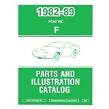 1982 1986 1987 1988 1989 PONTIAC FIREBIRD Parts Book by Pontiac