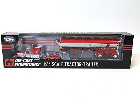 1/64 Peterbilt 379 Red & White with MAC Half Round Dump by DCP