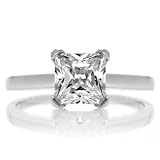 Annies Promise Ring - 1 CT Princess Cut CZ