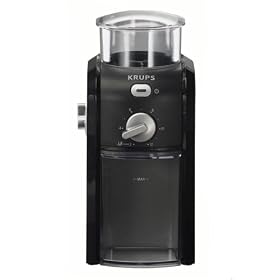 Krups GVX1-14 burr grinder, black. by Krups