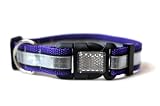 Illumidog Reflective Dog Collar: Purple / Medium (14-20 inches)