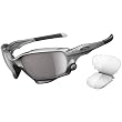 Oakley Jawbone Men's Asian Fit Sport Casual Wear Sunglasses - Silver/Slate Iridium, Clear
