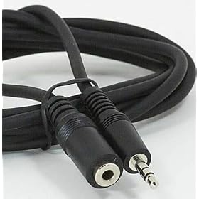 12 Foot 3.5mm Stereo Headphone Extension Cable Free Shipping by Your Cable Store