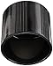 Bellco Glass 2029-00038 Deep Skirted Black Phenolic Screw Cap with White Rubber Liner, 38-415 Thread Size (Case of 36)