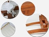 Serina XXL WOODEN HAMMOCK STAND 400 x 150 cm