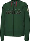 Minnesota Wild -Green- Women's Dazzle Trim Hooded Sweatshirt