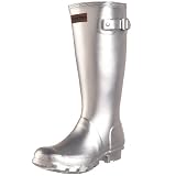 Hunter Big Kid/Big Kid Original Welly Boot,Silver,4 M US Big Kid