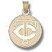 Minnesota Twins 5/8 in. Pendant 10kt Gold/10kt Yellow Gold