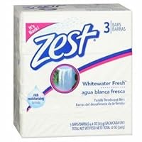 Zest Bath Bars, White Water Fresh, 3 ea