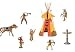 Bullyland Indianer Set inkl. Tipi & Totempfahl & 6 Figuren