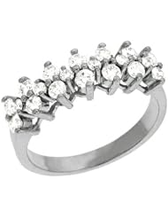 14K Gold 0.75ct Prong Set Round Diamond Fashion Ring