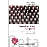 Records of Three Kingdoms: Romance of the Three Kingdoms, Three Kingdoms, Chen Shou, Book of the Later Han