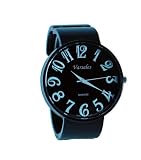 Versales Women Metal Easy Reading Dial Bangle Watch #4647