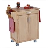 Kitchen Cart in Natural with Wood top - 90010011