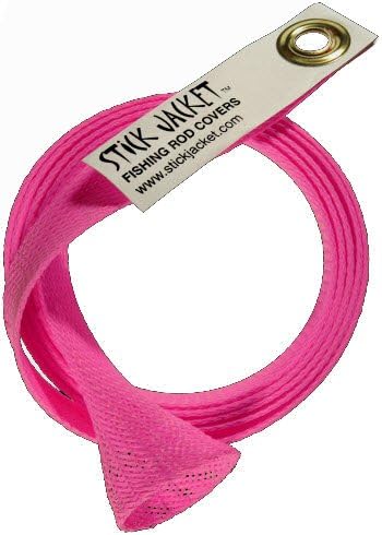 Stick Jacket Casting Fishing Rod Cover Pink