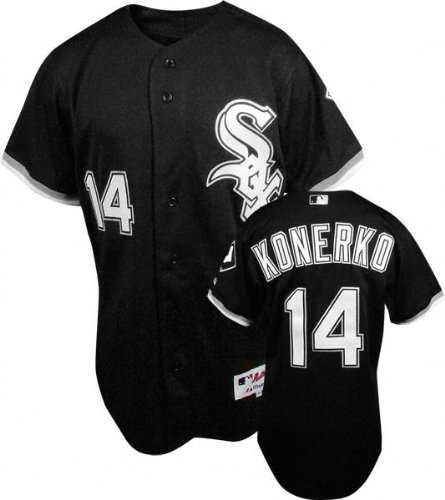 Paul Konerko Chicago White Sox Alternate Black Authentic MLB Jersey