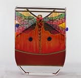 Great Gift Idea !!! Beautiful Scenery Hand Blown Art Glass Vase