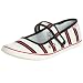 Sugar Shoes Mary Jane Preppy Stripe Navy 6 UK