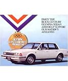 1984 BUICK CENTURY OLYMPIA SEDAN Olympics Sales Folder