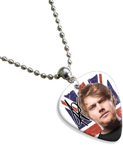 Danny Worsnop Asking Alexandria Premium Celluloid Guitar Pick Necklace ( Flag...