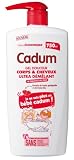 Je ne suis plus un Bebe Cadum - Douche Enfant - Gel Douceur Corps et Cheveux Fraise - Pompe - 750 ml