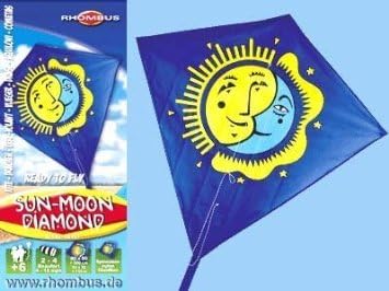 Rhombus Kinderdrachen Sun Moon Diamond - 80 x 80 cm by Rhombus VDM