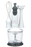 Kenwood - HB665 - Mixeur Plongeur + Hachoir - 400 W - M&eacute;tal