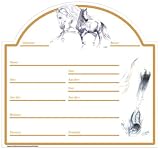Stalltafel Cabalo Iberico - Christina Boetzel Reitsport Pferd Pferde Iberiko Iberer Stallschild Schild Reiten Geschenk Deko