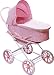 Pink Rosebud 3-in-1 Doll Pram, Carrier & Stroller by Badger Doll Furniture