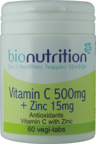 Bio Nutrition Vitamin C 500mg + Zinc 15mg : Antioxidants