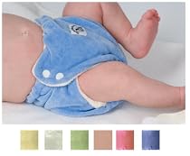 SwaddleBees Organic Cotton Velour Fitted Diaper