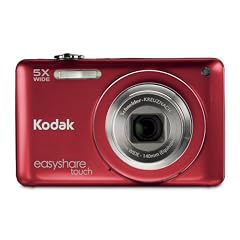 Kodak EasyShare M 5370 (16 Megapixel, 5-fach opt. Zoom, 7,6 cm (3 Zoll) Touch Display) rot