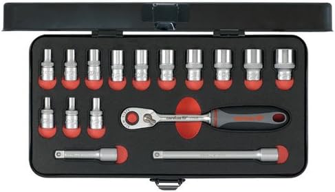 Carolus Germany SLIM SIXTY Socket set 1/4", 16 pcs