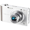 Samsung ST77 Digitalkamera (16 Megapixel, 5-fach opt. Zoom, 7,6 cm (3 Zoll) Display, bildstabilisiert, nur micro-SD) wei�