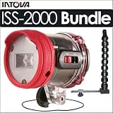 Intova ISS-2000 Underwater Slave Flash Strobe Light Head Bundle With Intova SSFL 30 Inch Stay Slim With Flex Arm Strobe Mount & Intova ISS2000 O-Ring