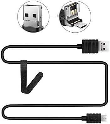 Micro USB/USB Cable OTG, Geekee 2 in 1 Micro USB to USB / Micro USB to Micro USB OTG Cable Sync and Charging Cable for Android Phones, PC and Tablets (3.28ft, Black)