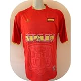 2010 south africa world cup spain flag pro soccer jersey size large