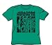Search : The Justice League Protecting The Earth Adult S/S T-shirt in Kelly Green by DC Comics
