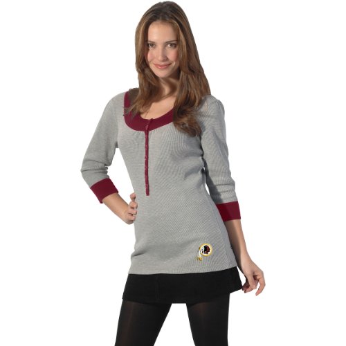 Touch By Alyssa Milano Washington Redskins Women's Thermal Tunic Top Extra Small at Amazon.com