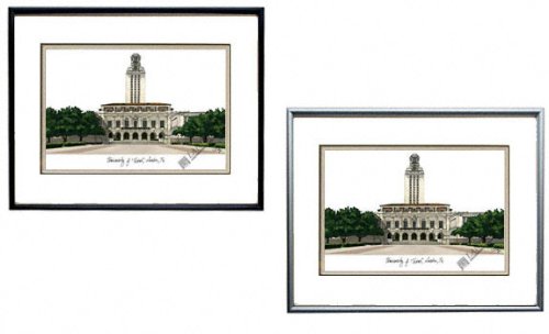 Texas Longhorns – Austin – Framed Undergrad Lithograph