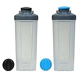 Contigo Shake & Go Fit Mixer Bottles, Blue & Black 28oz