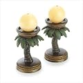 Coconut Tree Candleholders
