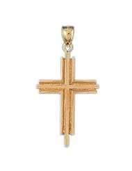 CleverEves 14k Gold Pendant Cross 5.1 - Gram(s)