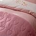 Hearts Bedspread 150x200 - Pink Image