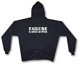 Failure Is Always An Option Men's Hoodie Sweat Shirt Small thru 4XL