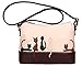 BG174; Women Cute Beige Cat Leatherette Crossbody Shoulder Bags